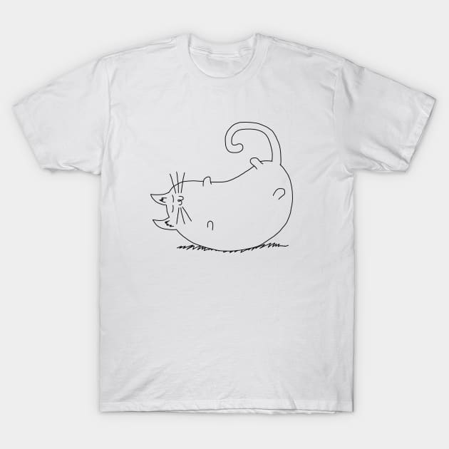 Sleeping Cat T-Shirt by TheWanderingFools